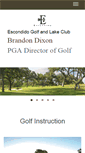 Mobile Screenshot of brandondixonpga.com